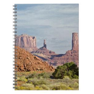 USA, Utah, Monument Valley Navajo Tribal Park. Spiral Notebook