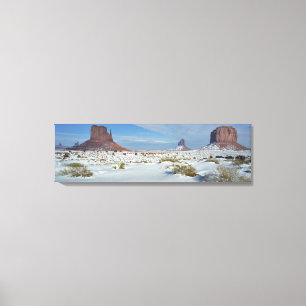 USA, Utah, Monument Valley. Sagebrush shows Canvas Print