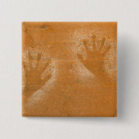 USA, Utah, Pictograph Hand-prints on sandstone,