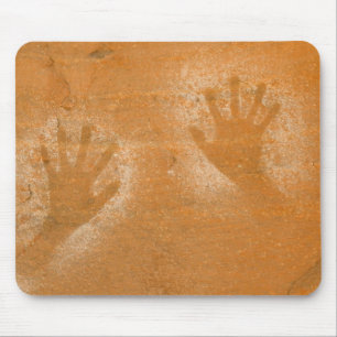 USA, Utah, Pictograph Hand-prints on sandstone, Mouse Pad