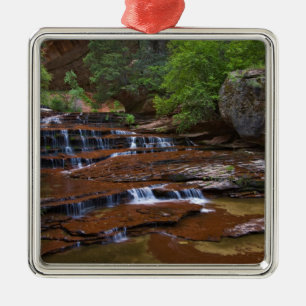 USA, Utah, Zion National Park. Scenic from 4 Metal Tree Decoration