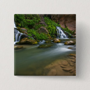 USA, Utah, Zion National Park. The Virgin 15 Cm Square Badge