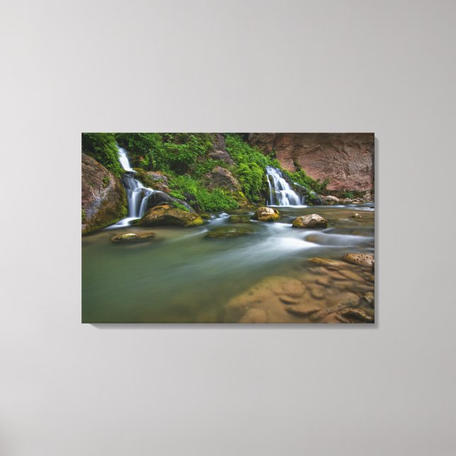 USA, Utah, Zion National Park. The Virgin Canvas Print (Front)