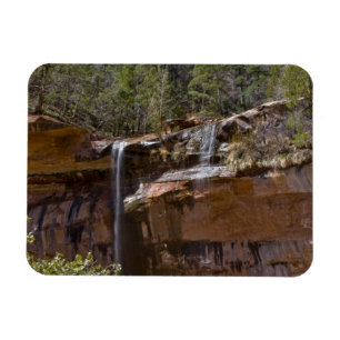 USA, Utah, Zion National Park, Water Falls at Magnet