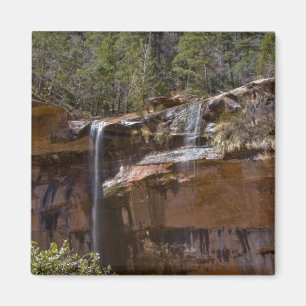 USA, Utah, Zion National Park, Water Falls at Magnet