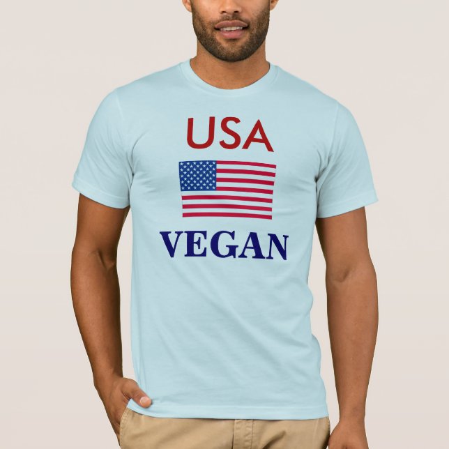 USA VEGAN T-Shirt (Front)