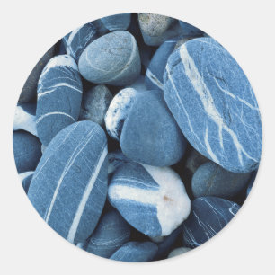 USA, Vermont, Lake Champlain, Stones Classic Round Sticker