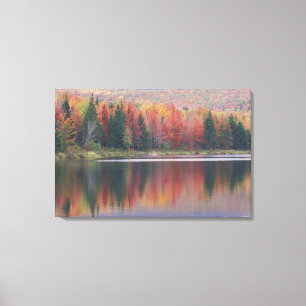 USA, Vermont, McAllister Lake, near Hazens Notch Canvas Print