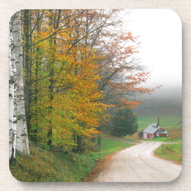 USA, Vermont. Sugar House Near The Town Of South Coaster (Front)