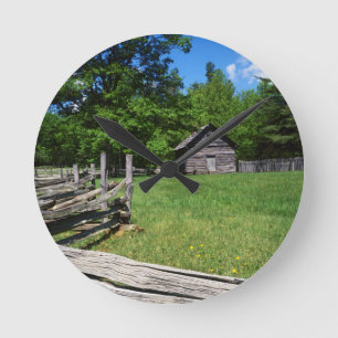 USA, Virginia, Blue Ridge Parkway, The Puckett 2 Round Clock