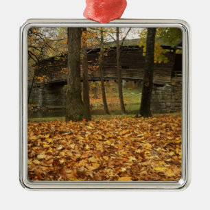 USA, Virginia, Covington, Humpback Covered Metal Tree Decoration