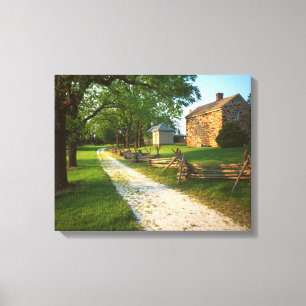 USA, Virginia, Fairfax County, Sully Plantation Canvas Print
