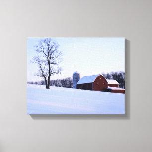 USA, Virginia, Shenandoah Valley, Barn Canvas Print