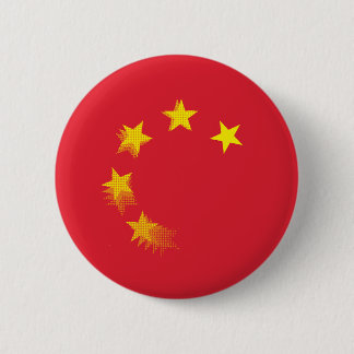 USA vs. CHINA / CHINA 6 Cm Round Badge