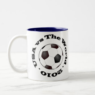 USA vs The World 2010 Two-Tone Coffee Mug