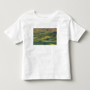 USA, WA, Whitman Co., Palouse Farm Fields From Toddler T-Shirt