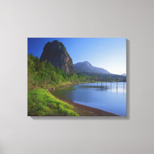 USA, Washington, Beacon Rock State Park, Beacon Canvas Print