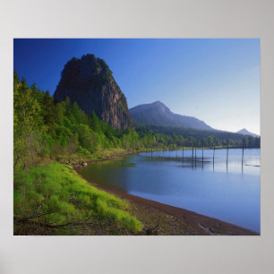 USA, Washington, Beacon Rock State Park, Beacon Poster