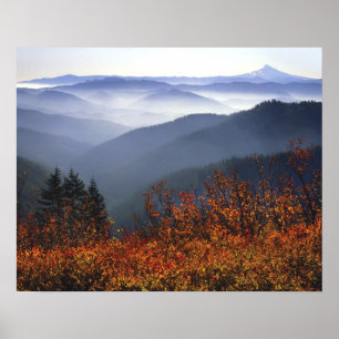 USA, Washington, Columbia River Gorge National Poster