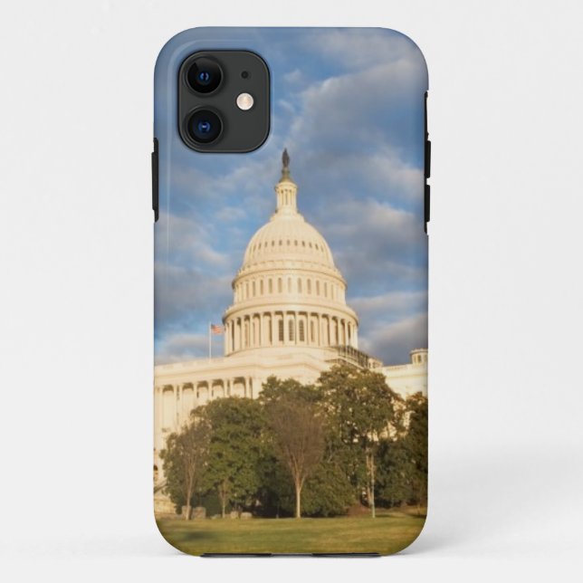 USA, Washington DC, Capitol building Case-Mate iPhone Case (Back)