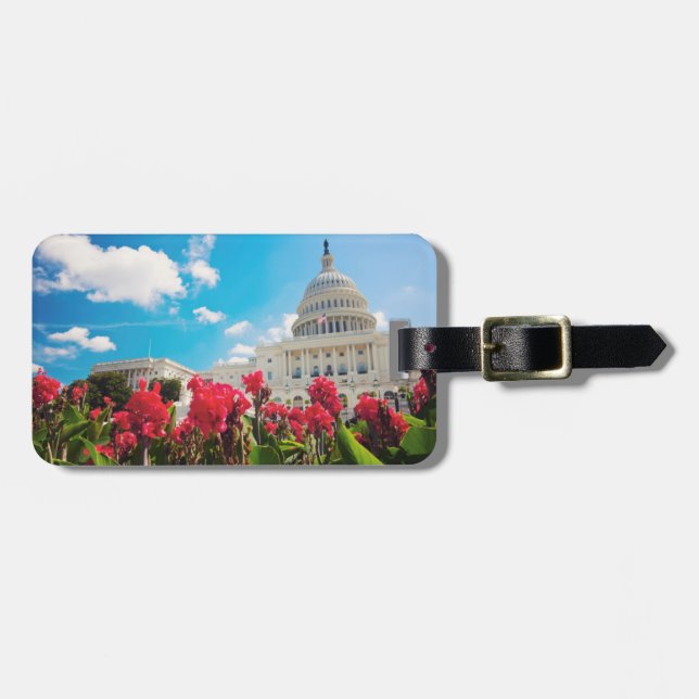 USA, Washington DC, Capitol Building Luggage Tag (Front Horizontal)