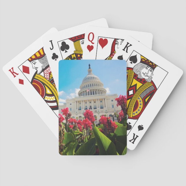 USA, Washington DC, Capitol Building Playing Cards (Back)