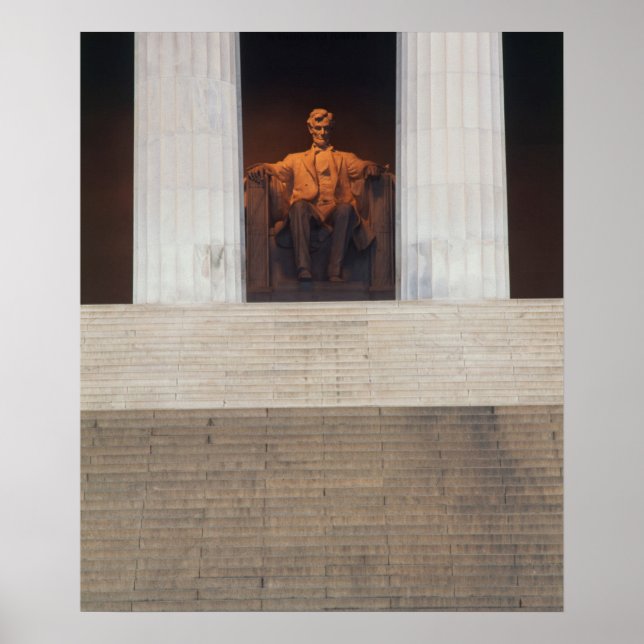 USA, Washington Dc, Lincoln Memorial Poster (Front)