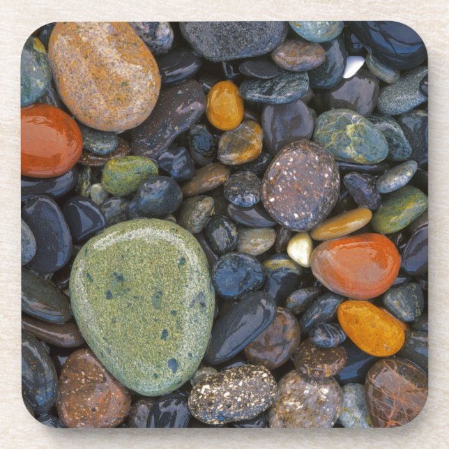USA, Washington, Lopez Island, Agate Beach Coaster (Front)