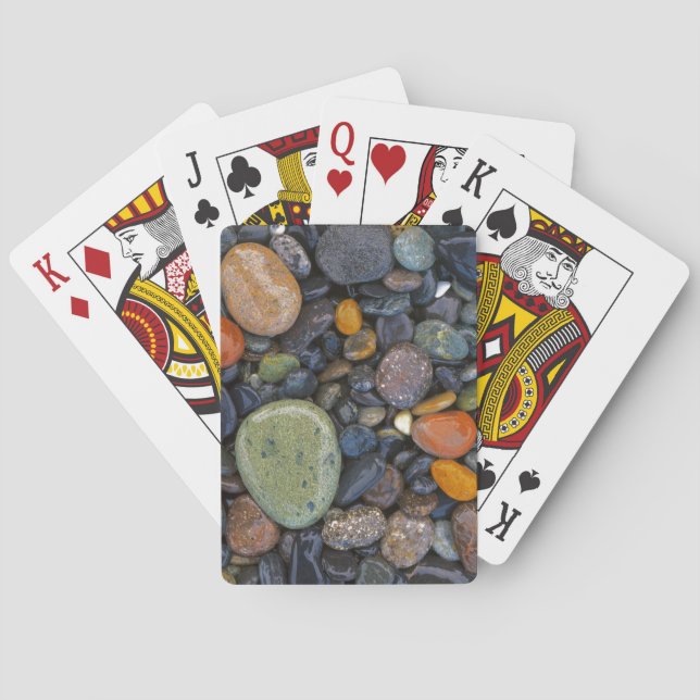 USA, Washington, Lopez Island, Agate Beach Playing Cards (Back)