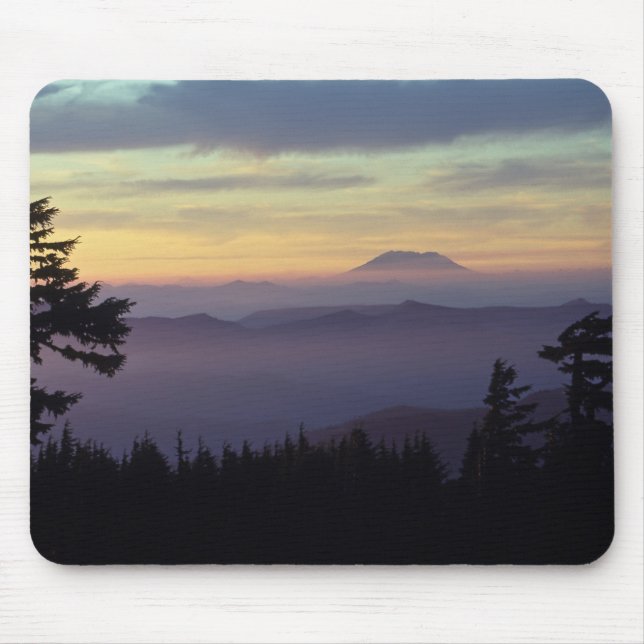 USA, Washington. Mount St. Helens seen through Mouse Pad (Front)