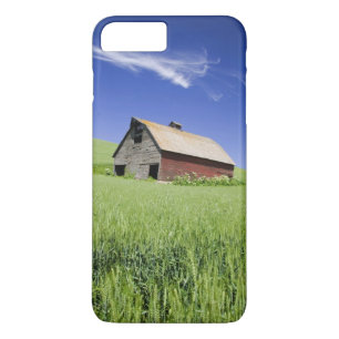 USA, Washington, Old Red Barn in the Spring Case-Mate iPhone Case