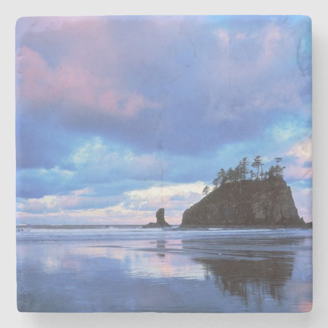 USA, Washington, Olympic National Park 2 Stone Coaster (Front)