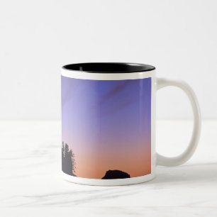 USA, Washington, Olympic National Park, Shi-shi Two-Tone Coffee Mug