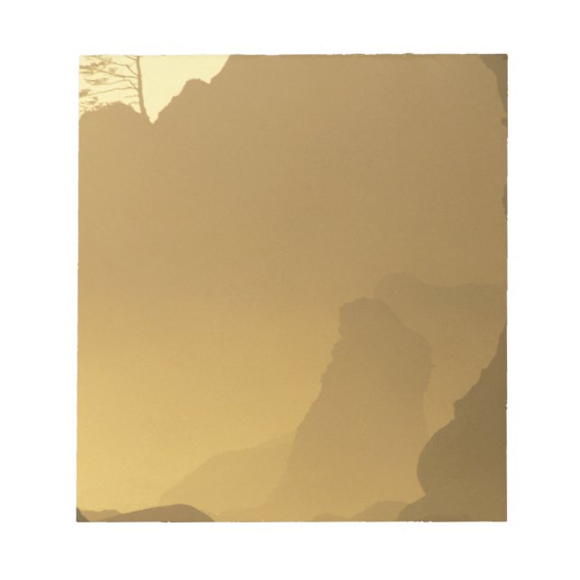 USA, Washington, Olympic Nat'l Park, Sunset, Notepad (Front)