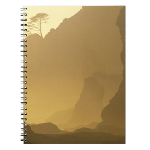 USA, Washington, Olympic Nat'l Park, Sunset, Spiral Notebook