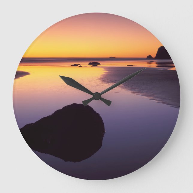 USA, Washington, Olympic Peninsula Large Clock (Front)
