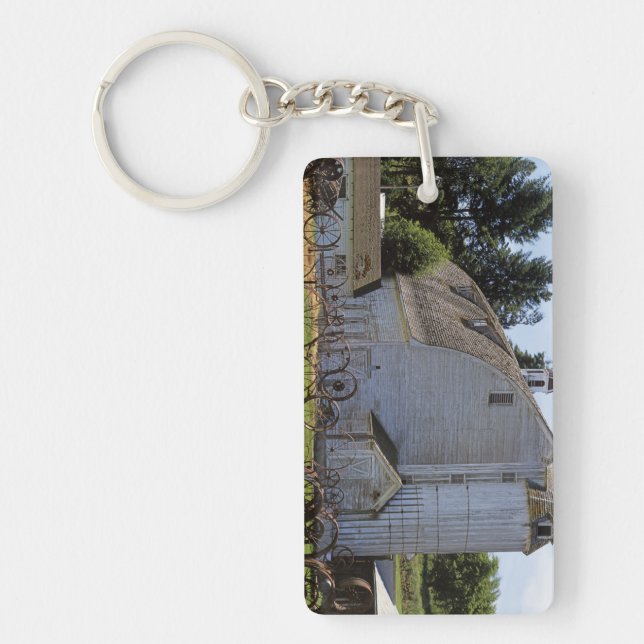 USA, Washington, Pullman, Barn Key Ring (Front)