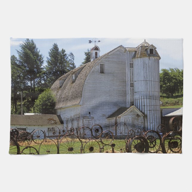 USA, Washington, Pullman, Barn Tea Towel (Horizontal)