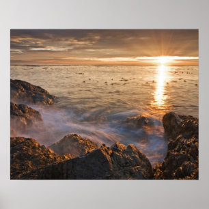 USA, Washington, San Juan Islands.  A dramatic Poster