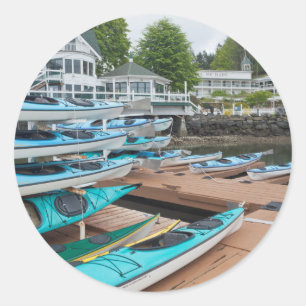 USA, Washington, San Juan Islands Classic Round Sticker