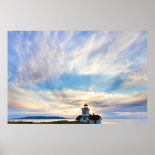 USA, Washington, San Juan Islands. Sunset 2 Poster
