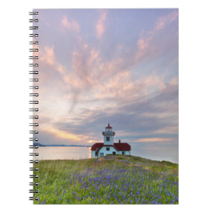 USA, Washington, San Juan Islands. Sunset Spiral Notebook