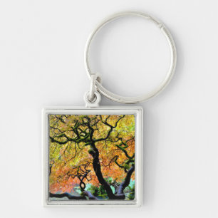 USA, Washington, Seattle, Kubota Garden. Key Ring