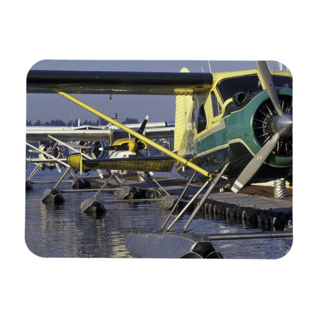USA, Washington, Seattle, Seaplanes docked on Magnet (Horizontal)