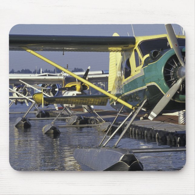 USA, Washington, Seattle, Seaplanes docked on Mouse Pad (Front)