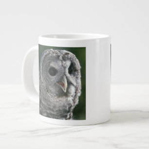 USA, Washington State. Barred Owl (Strix varia) Large Coffee Mug