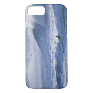 USA, Washington State, La Push. Man kayak Case-Mate iPhone Case