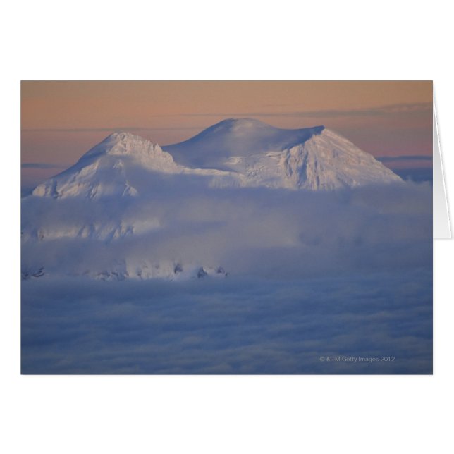 USA, Washington State, Mount Rainier peak in (Front Horizontal)