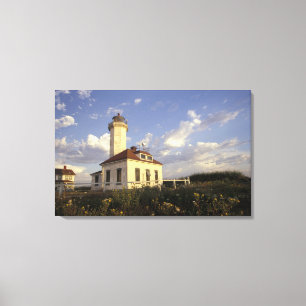 USA, Washington State, near Port Townsend. Port Canvas Print