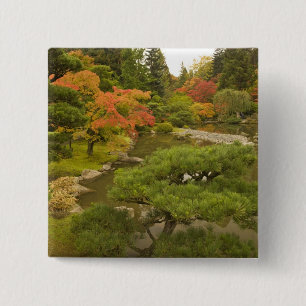 USA, Washington State, Seattle. Japanese 15 Cm Square Badge